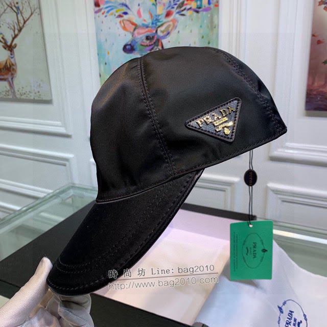 Prada爆款男士帽子 普拉達經典倒三角牛津棒球帽鴨舌帽  mm1349